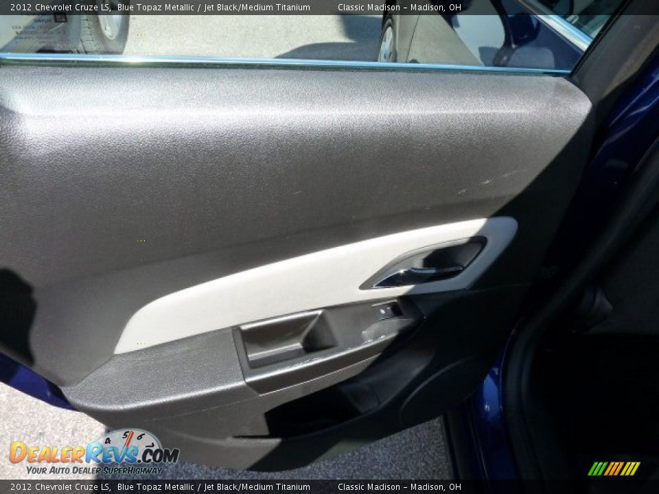 2012 Chevrolet Cruze LS Blue Topaz Metallic / Jet Black/Medium Titanium Photo #8