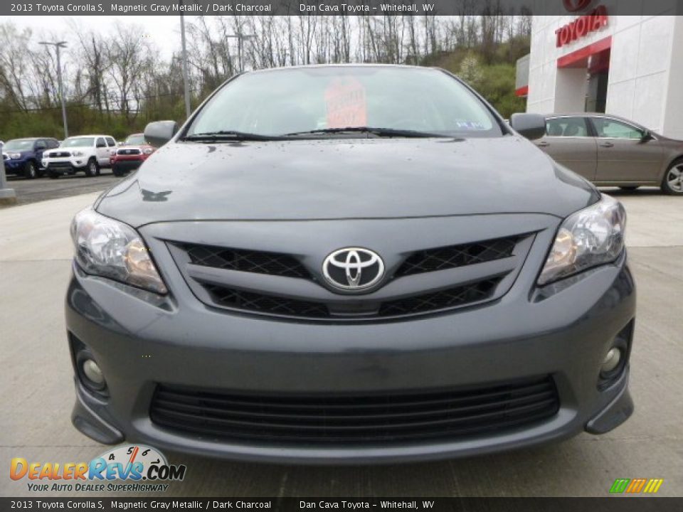 2013 Toyota Corolla S Magnetic Gray Metallic / Dark Charcoal Photo #2