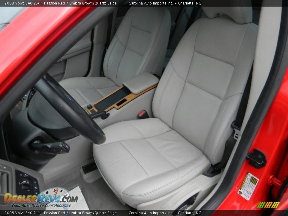Front Seat of 2008 Volvo S40 2.4i Photo #18