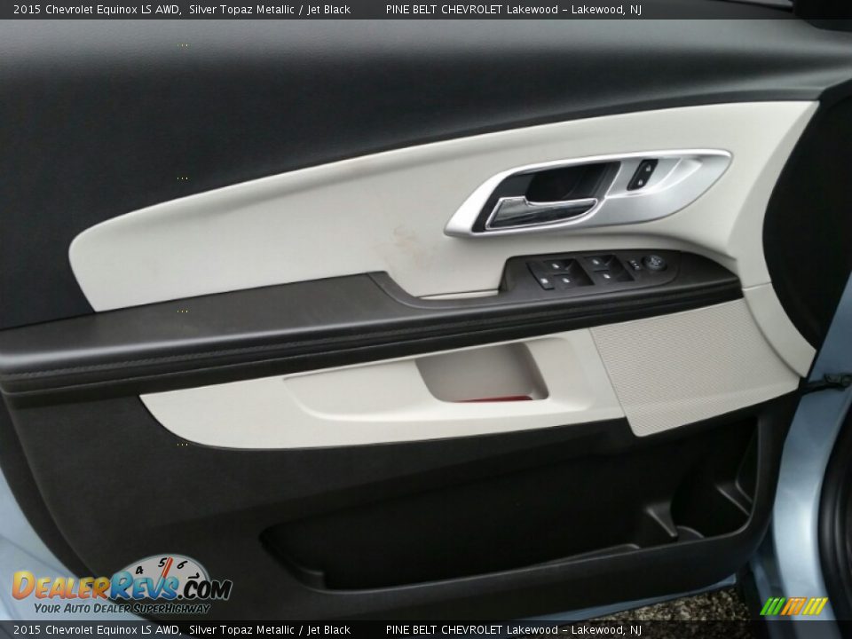2015 Chevrolet Equinox LS AWD Silver Topaz Metallic / Jet Black Photo #8