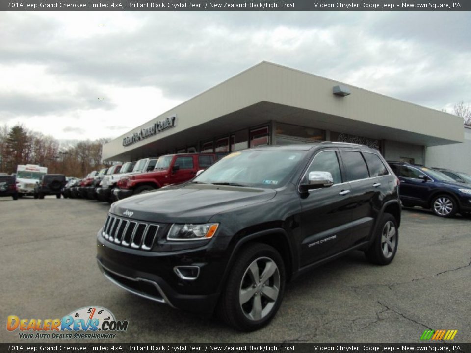 2014 Jeep Grand Cherokee Limited 4x4 Brilliant Black Crystal Pearl / New Zealand Black/Light Frost Photo #7