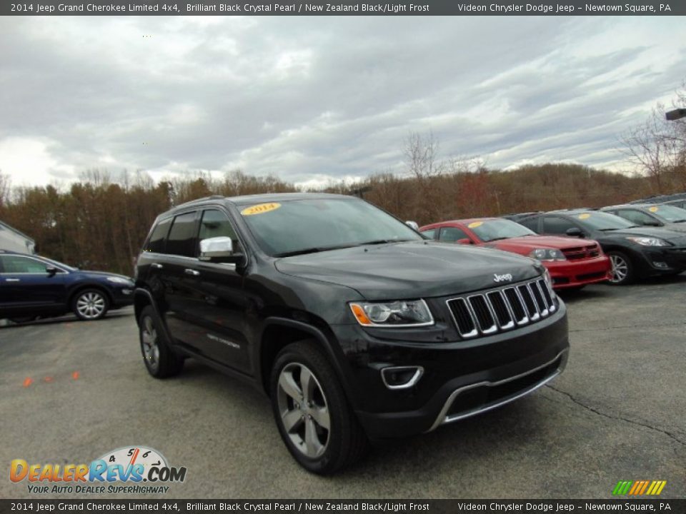 2014 Jeep Grand Cherokee Limited 4x4 Brilliant Black Crystal Pearl / New Zealand Black/Light Frost Photo #9