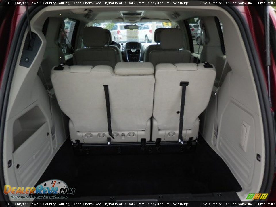 2013 Chrysler Town & Country Touring Deep Cherry Red Crystal Pearl / Dark Frost Beige/Medium Frost Beige Photo #9
