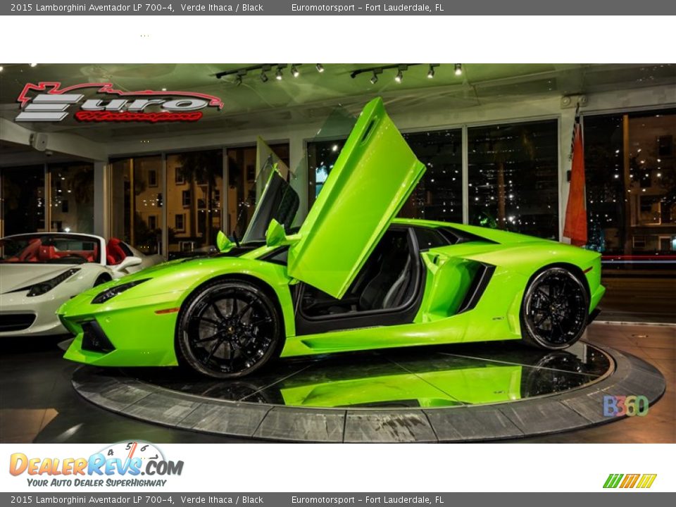 2015 Lamborghini Aventador LP 700-4 Verde Ithaca / Black Photo #1