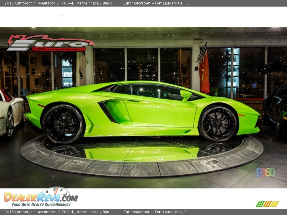 2015 Lamborghini Aventador LP 700-4 Verde Ithaca / Black Photo #4