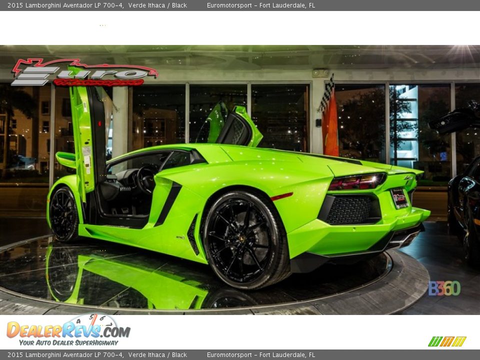 2015 Lamborghini Aventador LP 700-4 Verde Ithaca / Black Photo #6