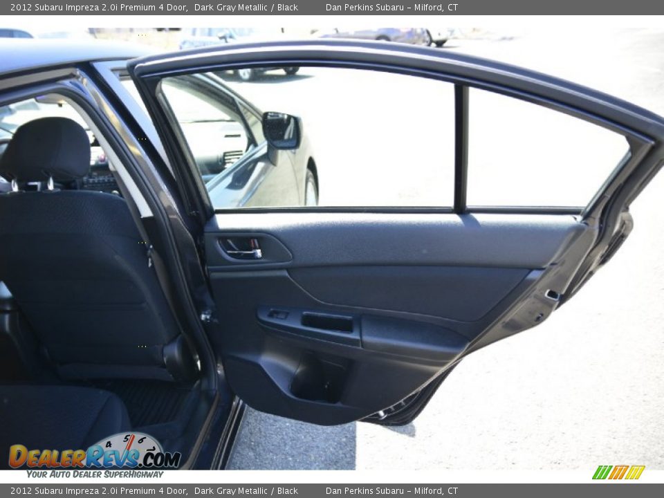 2012 Subaru Impreza 2.0i Premium 4 Door Dark Gray Metallic / Black Photo #17
