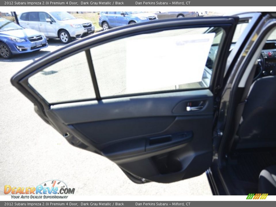 2012 Subaru Impreza 2.0i Premium 4 Door Dark Gray Metallic / Black Photo #19