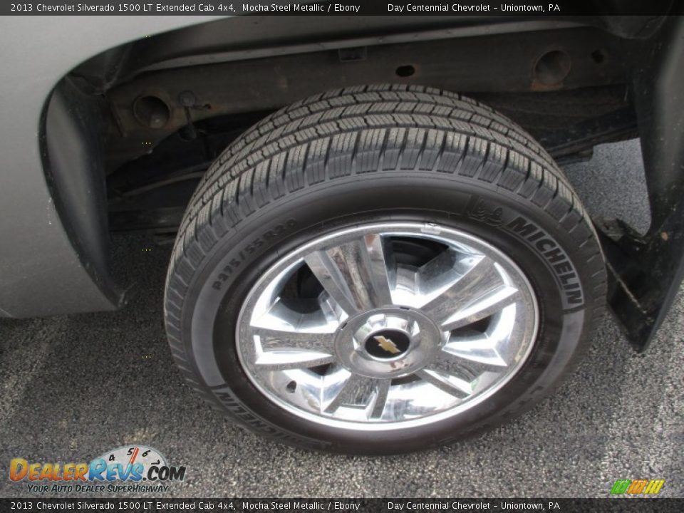 2013 Chevrolet Silverado 1500 LT Extended Cab 4x4 Mocha Steel Metallic / Ebony Photo #3