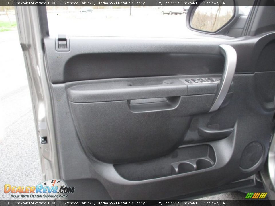 2013 Chevrolet Silverado 1500 LT Extended Cab 4x4 Mocha Steel Metallic / Ebony Photo #10