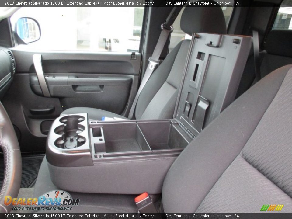 2013 Chevrolet Silverado 1500 LT Extended Cab 4x4 Mocha Steel Metallic / Ebony Photo #25