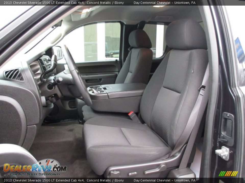 2013 Chevrolet Silverado 1500 LT Extended Cab 4x4 Concord Metallic / Ebony Photo #22