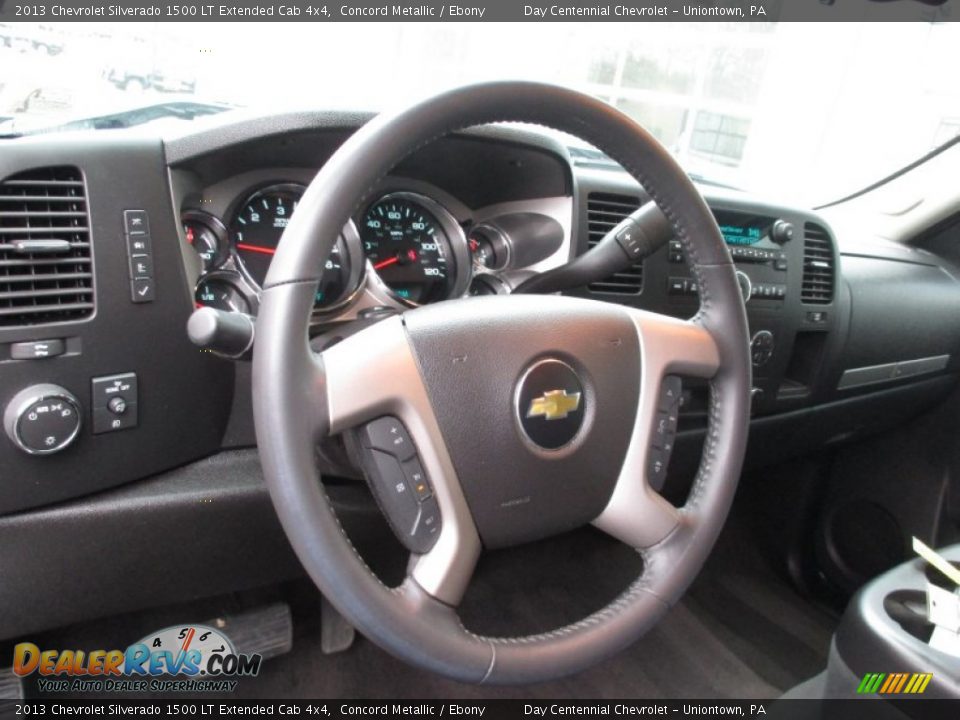 2013 Chevrolet Silverado 1500 LT Extended Cab 4x4 Concord Metallic / Ebony Photo #24