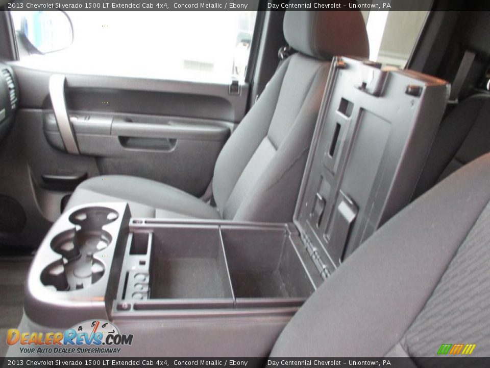 2013 Chevrolet Silverado 1500 LT Extended Cab 4x4 Concord Metallic / Ebony Photo #25