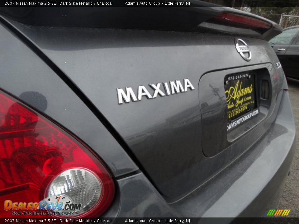 2007 Nissan Maxima 3.5 SE Dark Slate Metallic / Charcoal Photo #30