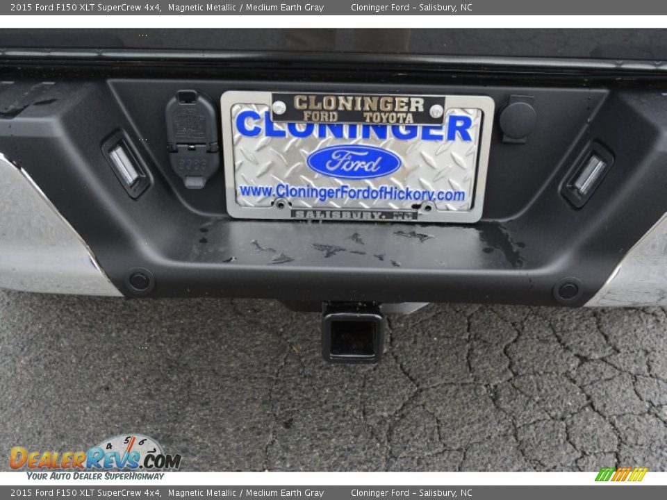 2015 Ford F150 XLT SuperCrew 4x4 Magnetic Metallic / Medium Earth Gray Photo #6