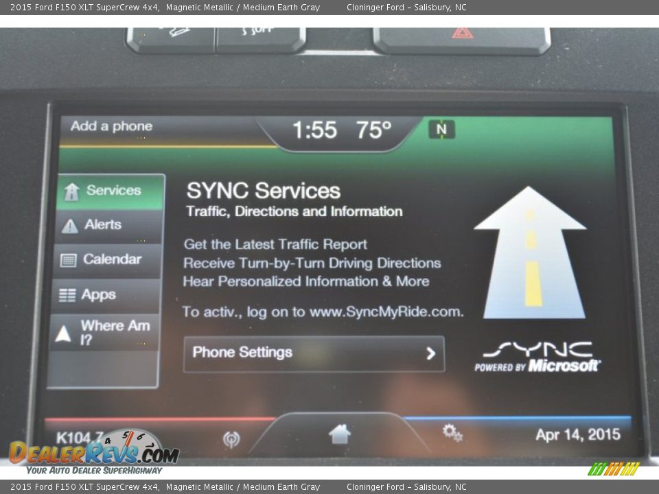 2015 Ford F150 XLT SuperCrew 4x4 Magnetic Metallic / Medium Earth Gray Photo #16
