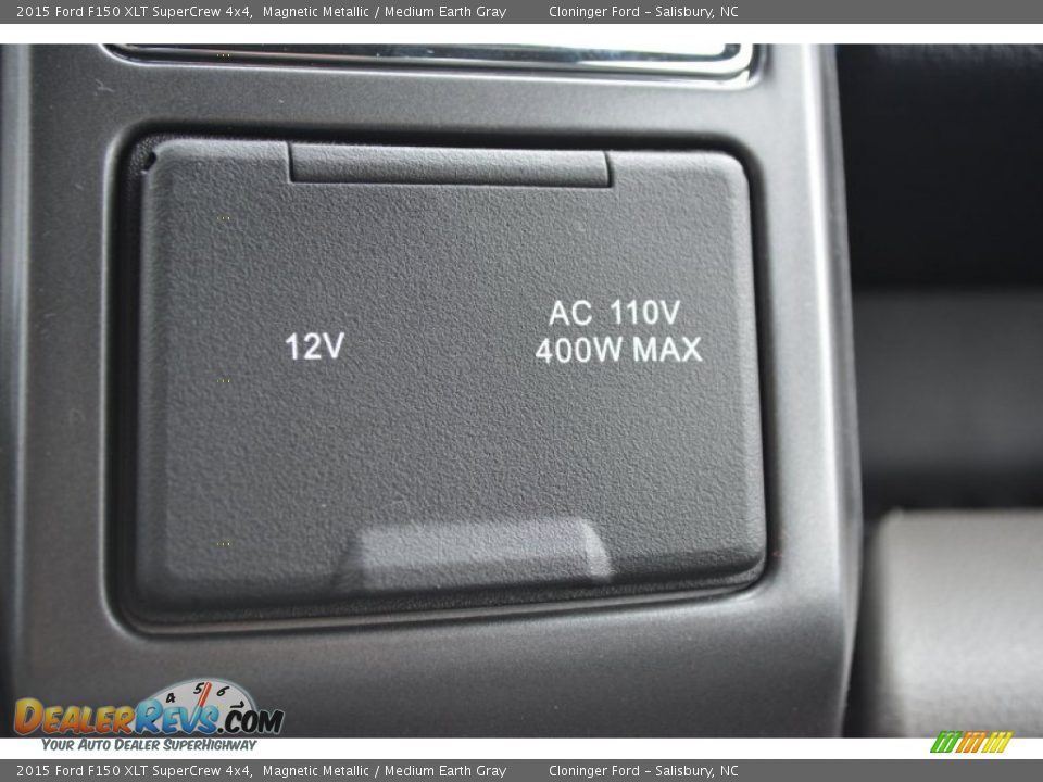 2015 Ford F150 XLT SuperCrew 4x4 Magnetic Metallic / Medium Earth Gray Photo #21