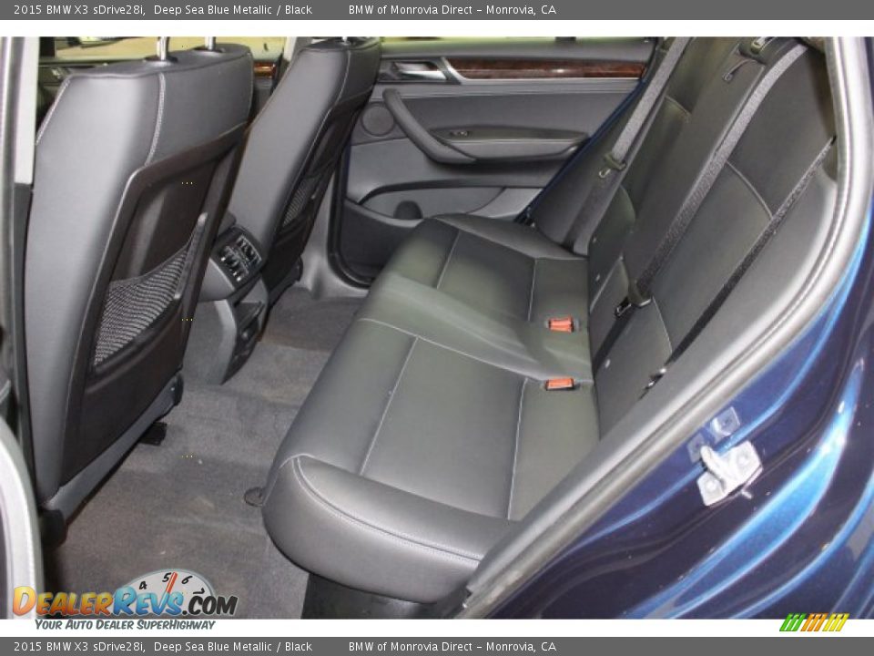 Rear Seat of 2015 BMW X3 sDrive28i Photo #5