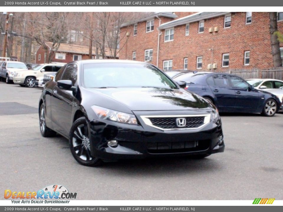 2009 Honda Accord LX-S Coupe Crystal Black Pearl / Black Photo #1