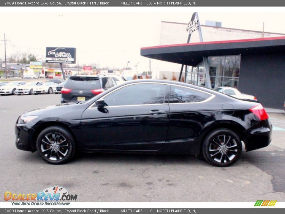 2009 Honda Accord LX-S Coupe Crystal Black Pearl / Black Photo #4