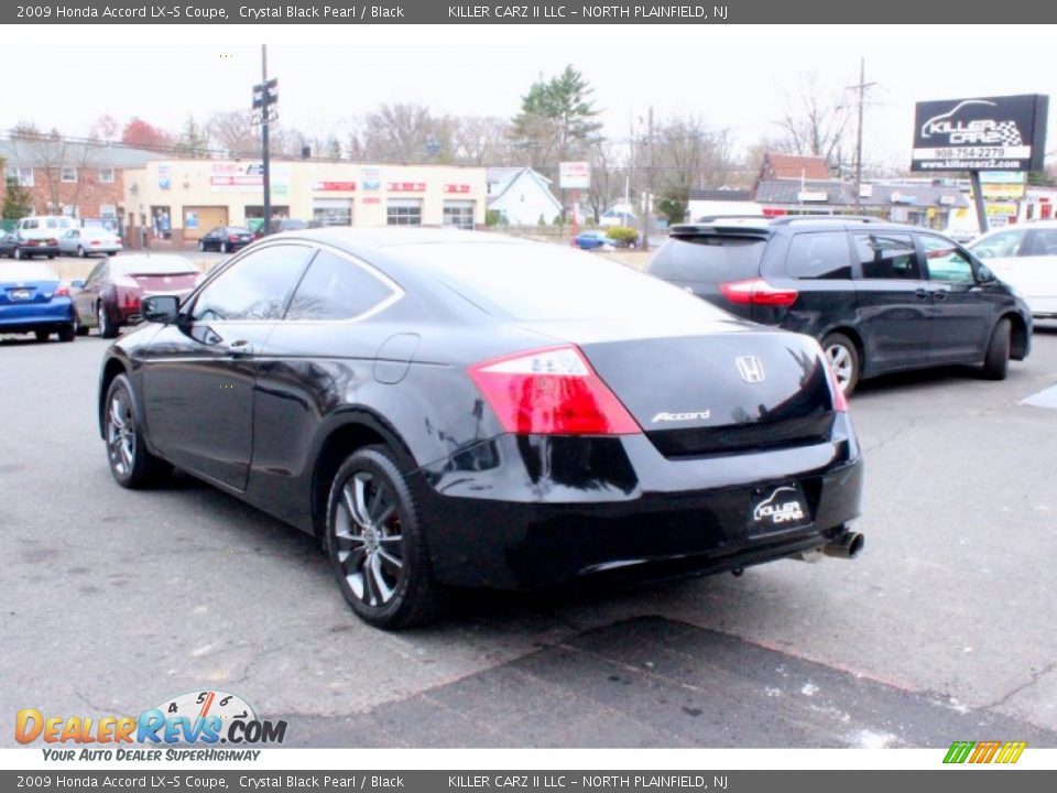 2009 Honda Accord LX-S Coupe Crystal Black Pearl / Black Photo #5