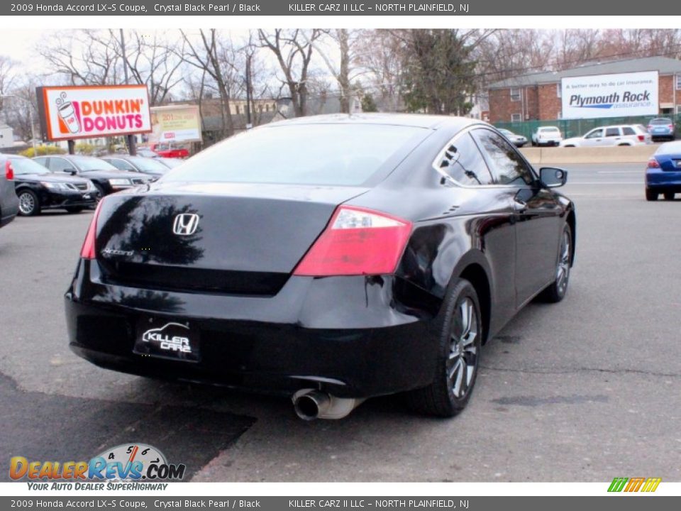 2009 Honda Accord LX-S Coupe Crystal Black Pearl / Black Photo #7