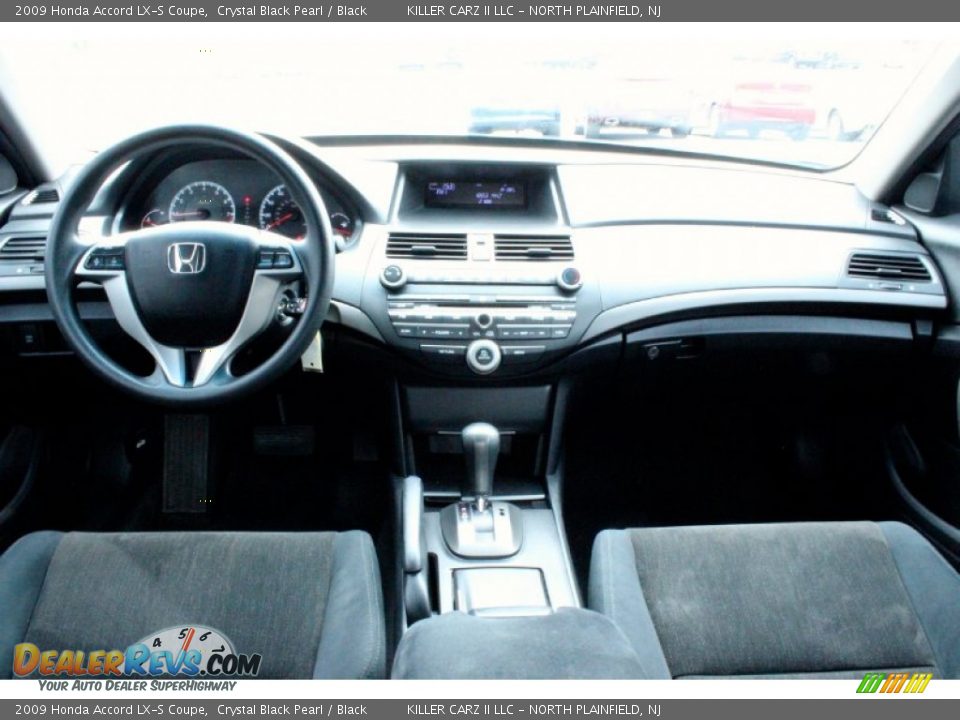 2009 Honda Accord LX-S Coupe Crystal Black Pearl / Black Photo #8
