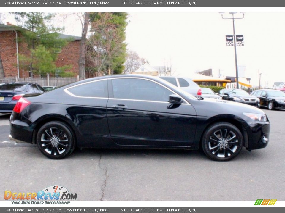 2009 Honda Accord LX-S Coupe Crystal Black Pearl / Black Photo #9