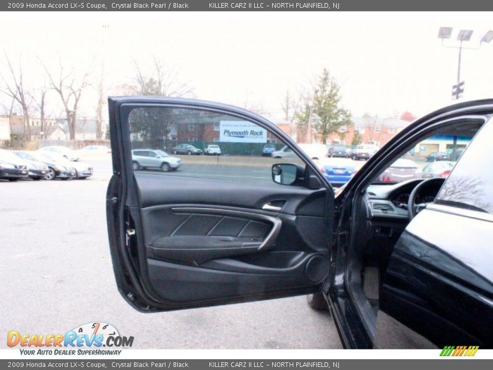 2009 Honda Accord LX-S Coupe Crystal Black Pearl / Black Photo #10
