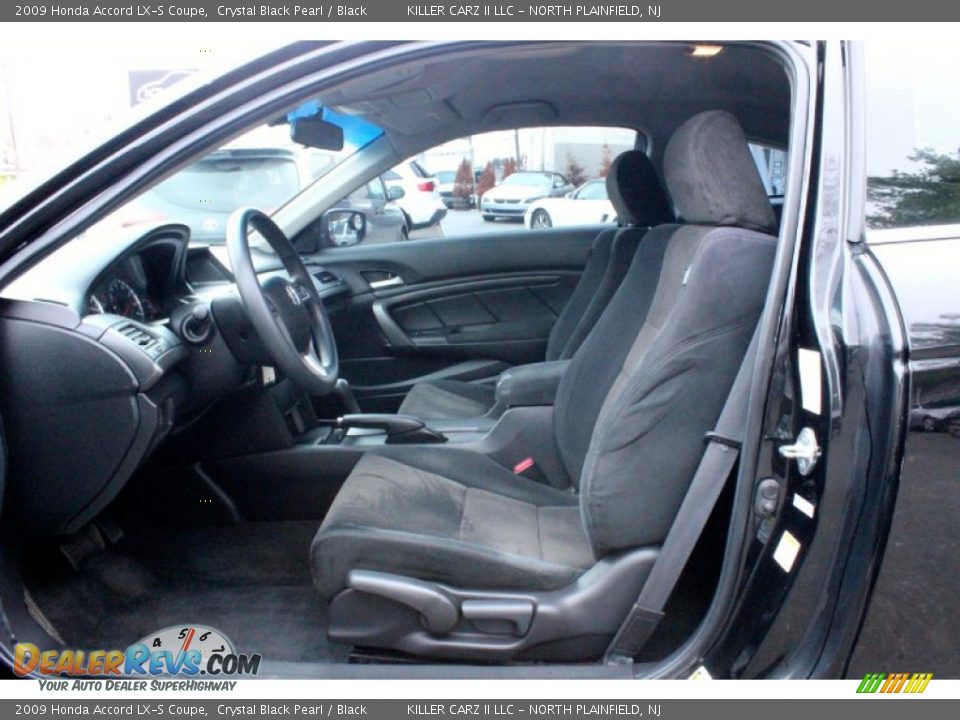 2009 Honda Accord LX-S Coupe Crystal Black Pearl / Black Photo #12