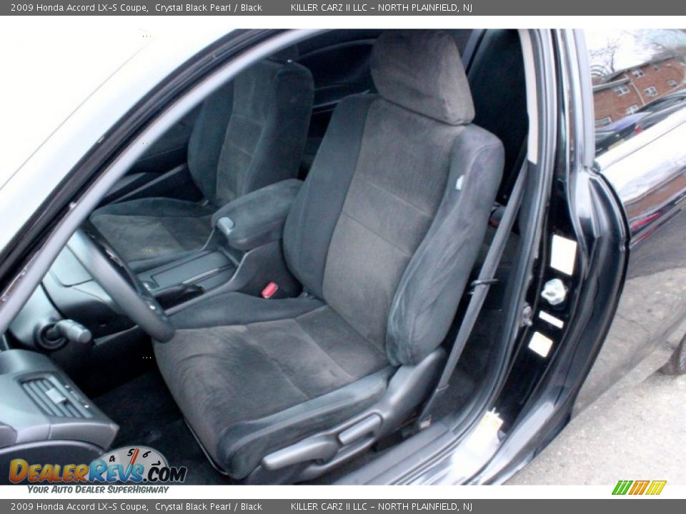 2009 Honda Accord LX-S Coupe Crystal Black Pearl / Black Photo #14
