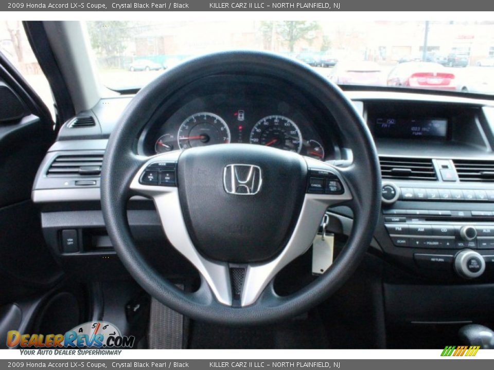 2009 Honda Accord LX-S Coupe Crystal Black Pearl / Black Photo #15