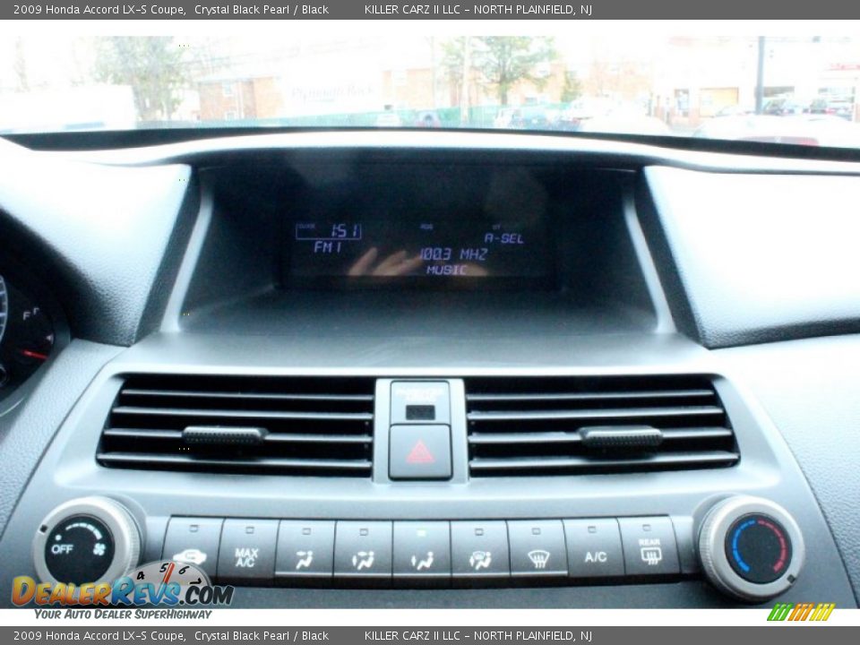 2009 Honda Accord LX-S Coupe Crystal Black Pearl / Black Photo #16