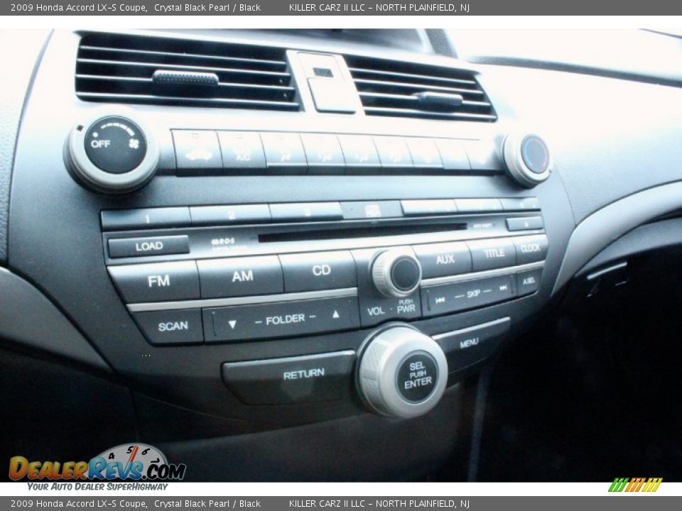 2009 Honda Accord LX-S Coupe Crystal Black Pearl / Black Photo #17