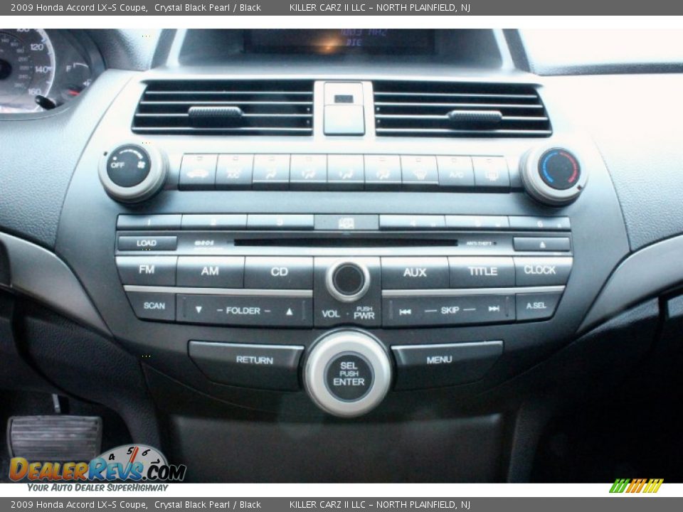 2009 Honda Accord LX-S Coupe Crystal Black Pearl / Black Photo #18