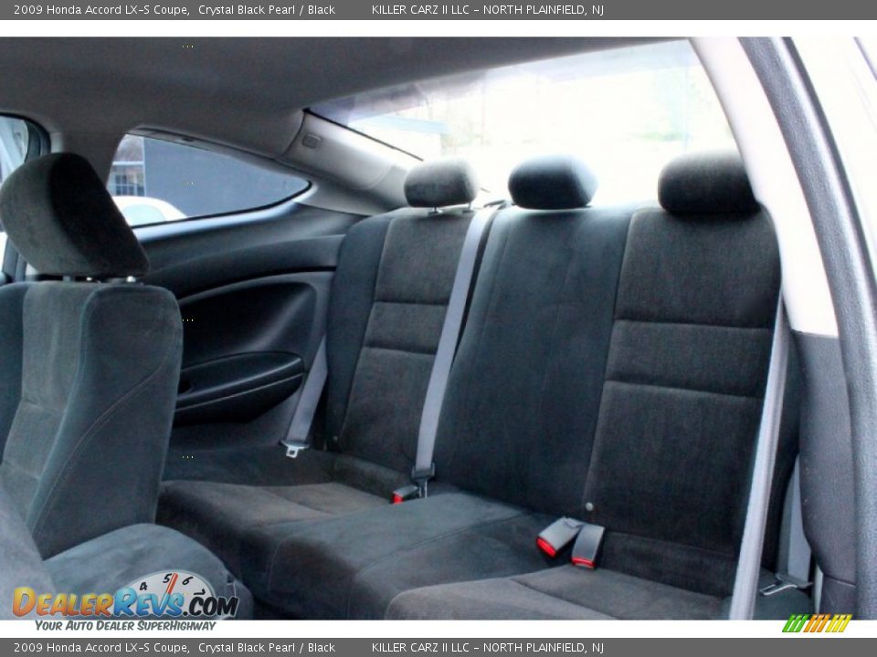 2009 Honda Accord LX-S Coupe Crystal Black Pearl / Black Photo #21