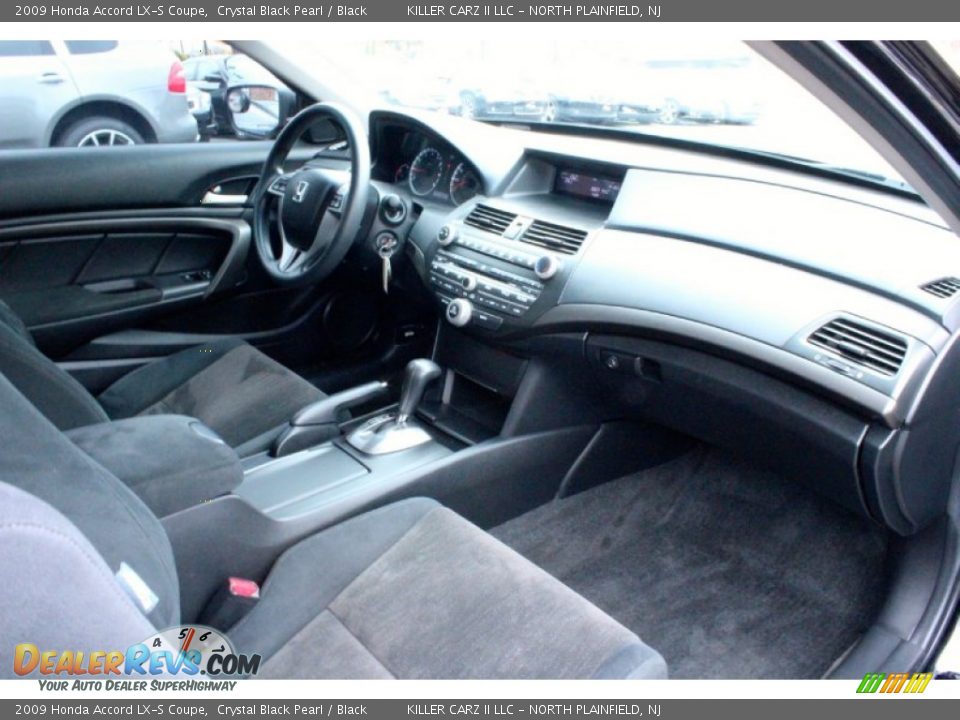 2009 Honda Accord LX-S Coupe Crystal Black Pearl / Black Photo #23