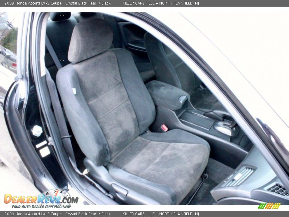 2009 Honda Accord LX-S Coupe Crystal Black Pearl / Black Photo #24