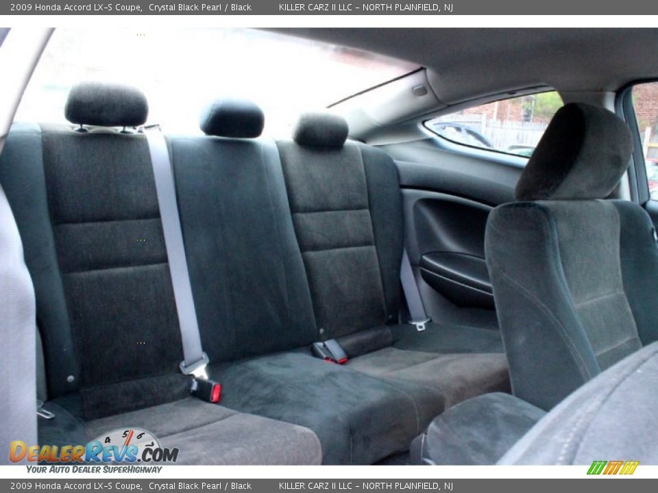 2009 Honda Accord LX-S Coupe Crystal Black Pearl / Black Photo #26