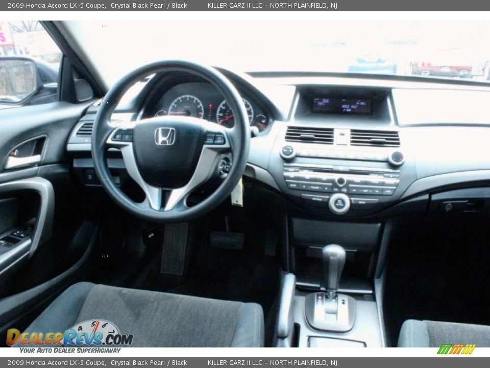 2009 Honda Accord LX-S Coupe Crystal Black Pearl / Black Photo #27