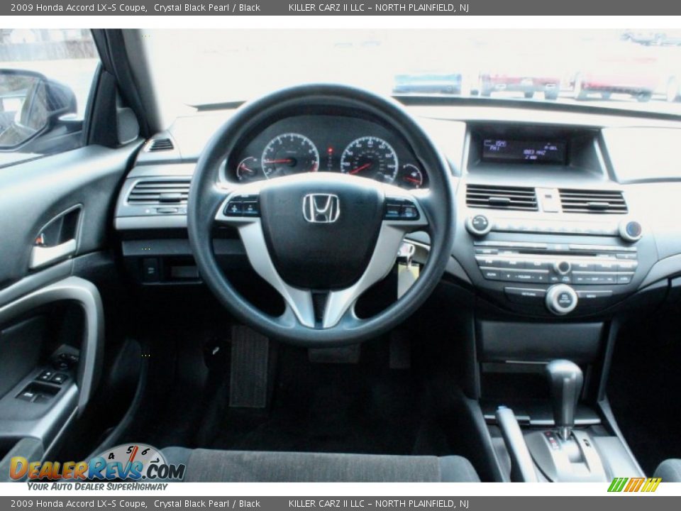 2009 Honda Accord LX-S Coupe Crystal Black Pearl / Black Photo #29