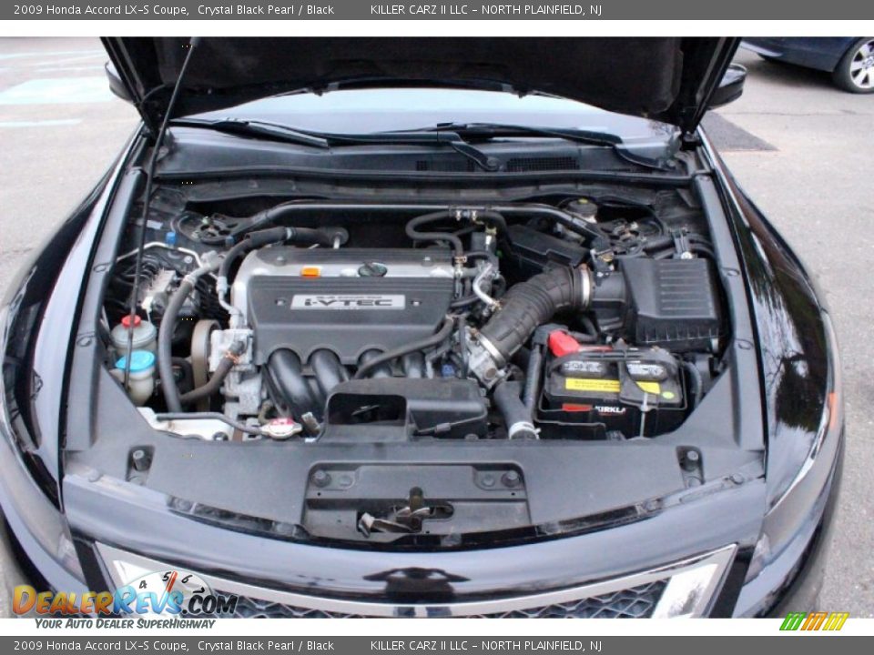 2009 Honda Accord LX-S Coupe Crystal Black Pearl / Black Photo #35