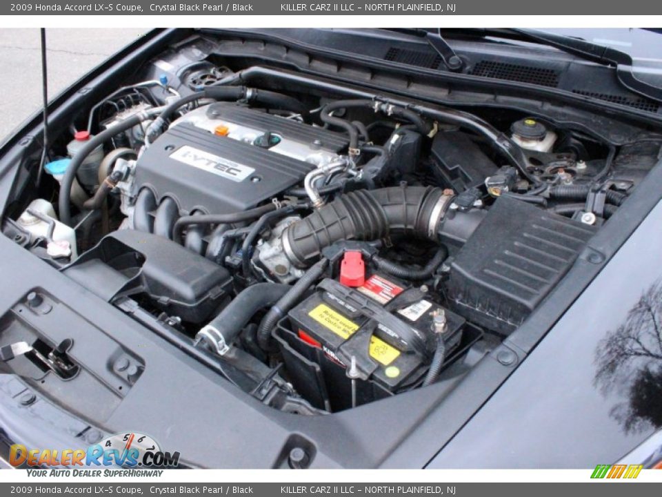 2009 Honda Accord LX-S Coupe Crystal Black Pearl / Black Photo #36