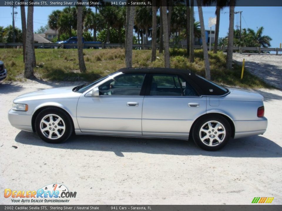2002 Cadillac Seville STS Sterling Silver / Neutral Shale Photo #4