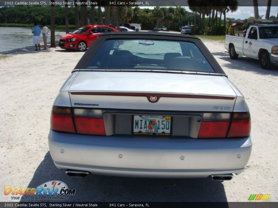 2002 Cadillac Seville STS Sterling Silver / Neutral Shale Photo #6
