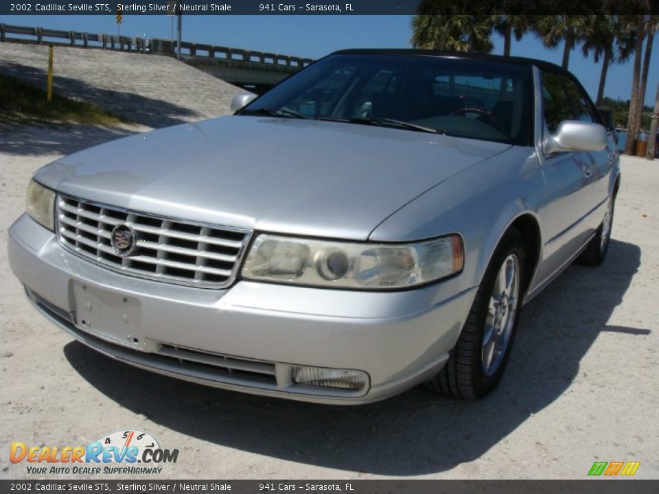 2002 Cadillac Seville STS Sterling Silver / Neutral Shale Photo #22