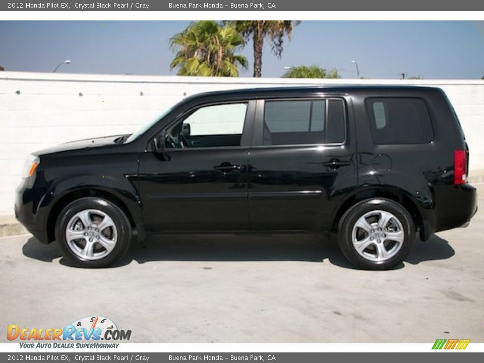 Crystal Black Pearl 2012 Honda Pilot EX Photo #10