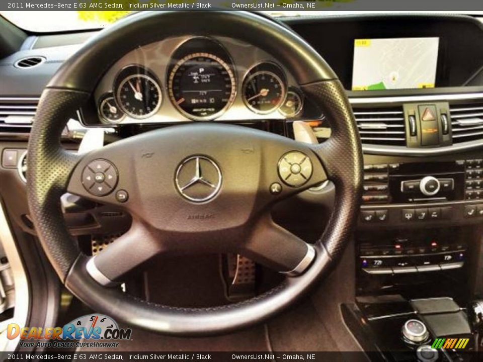 2011 Mercedes-Benz E 63 AMG Sedan Steering Wheel Photo #7