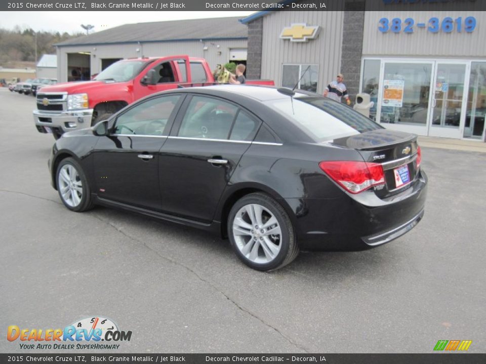 2015 Chevrolet Cruze LTZ Black Granite Metallic / Jet Black Photo #9